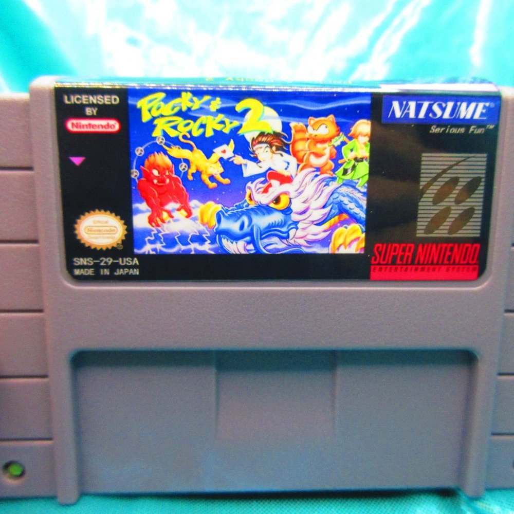 Pocky & Rocky 2 For The Super Nintendo